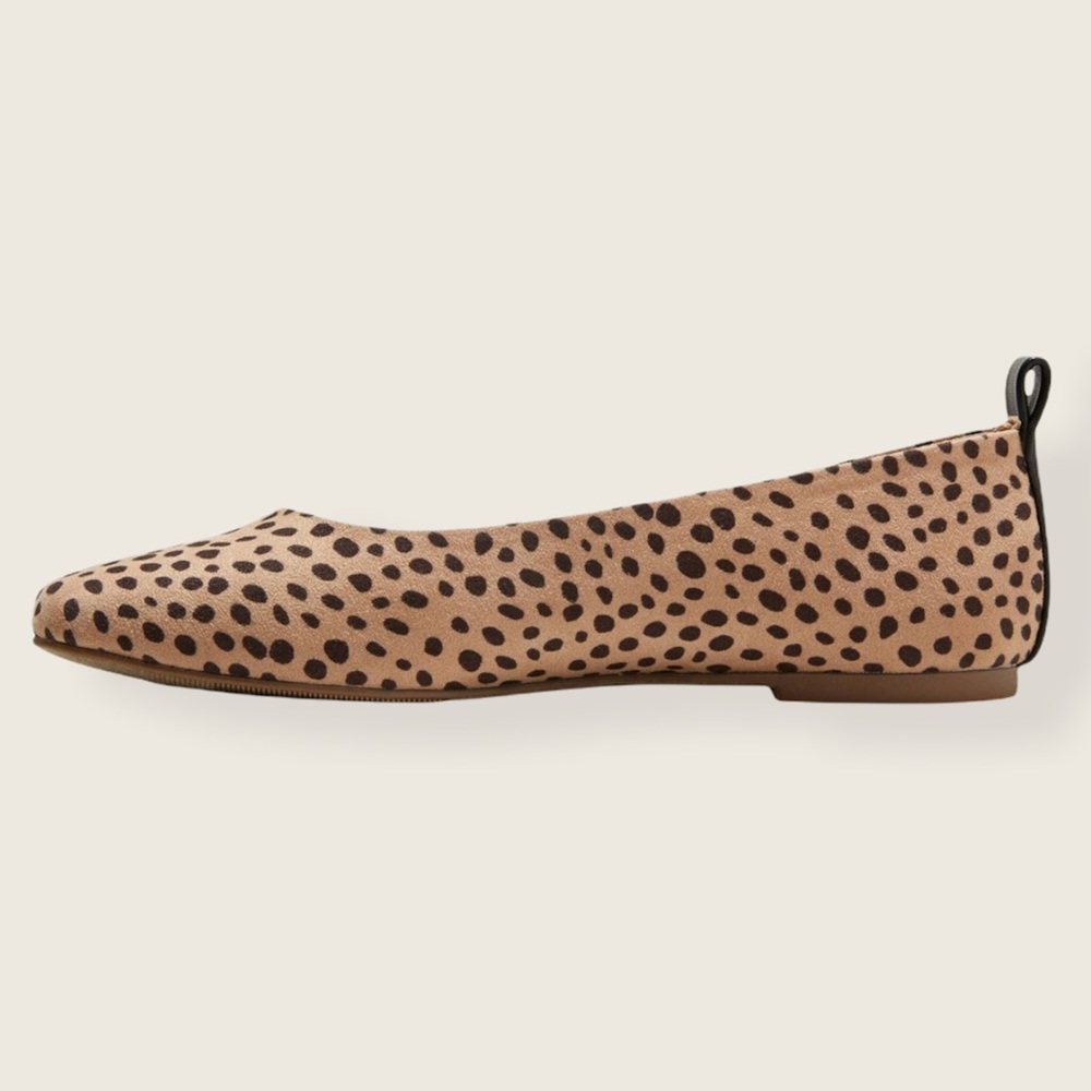 Universal Thread Animal Print Flats Leopard Ballet Flats Animal Print Size 6 - Picture 6 of 12